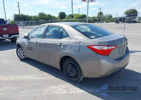 2014 Toyota Corolla L z USA, uszkodzony, nr VIN 2T1BURHE3EC113195